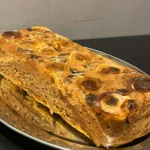 High-Protein Leek & Pumpkin Seed Savory Cake by Eylul